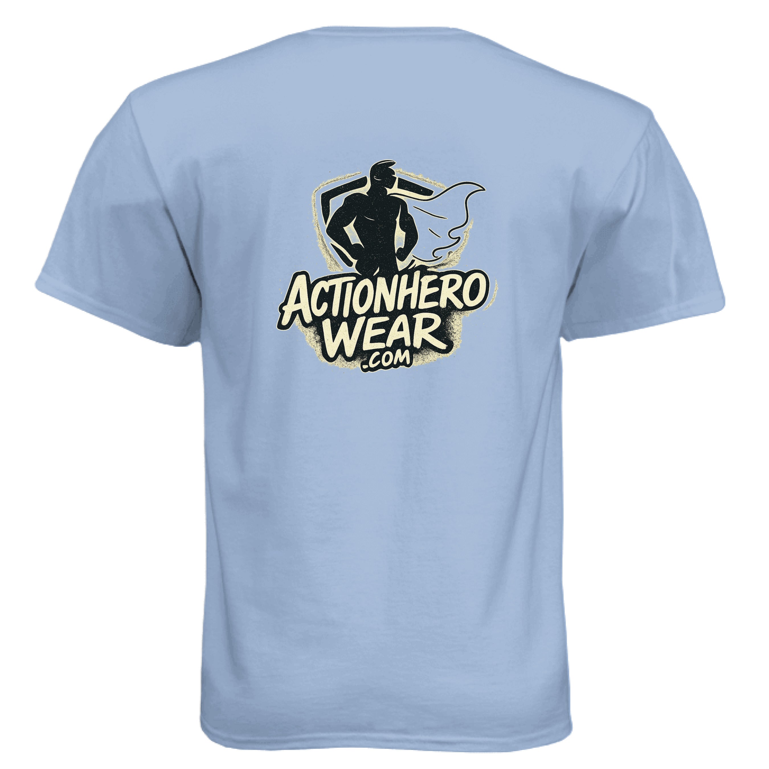 Action Hero Wear Hanes Comfort Soft cotton T-shirt, featuring a ninja-inspired design on a soft, white cotton fabric.